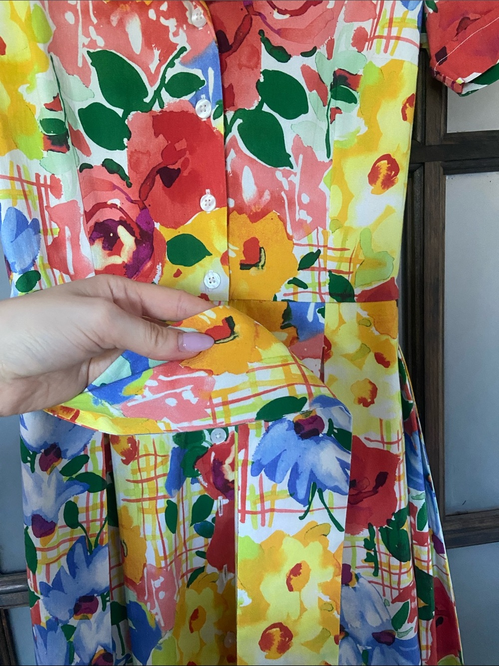Frances Valentine Bella Dress - Picnic Print - Picture 3 of 7